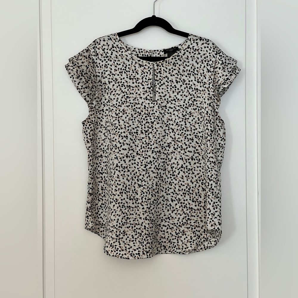 Ann Taylor Patterned Blouse, XSP